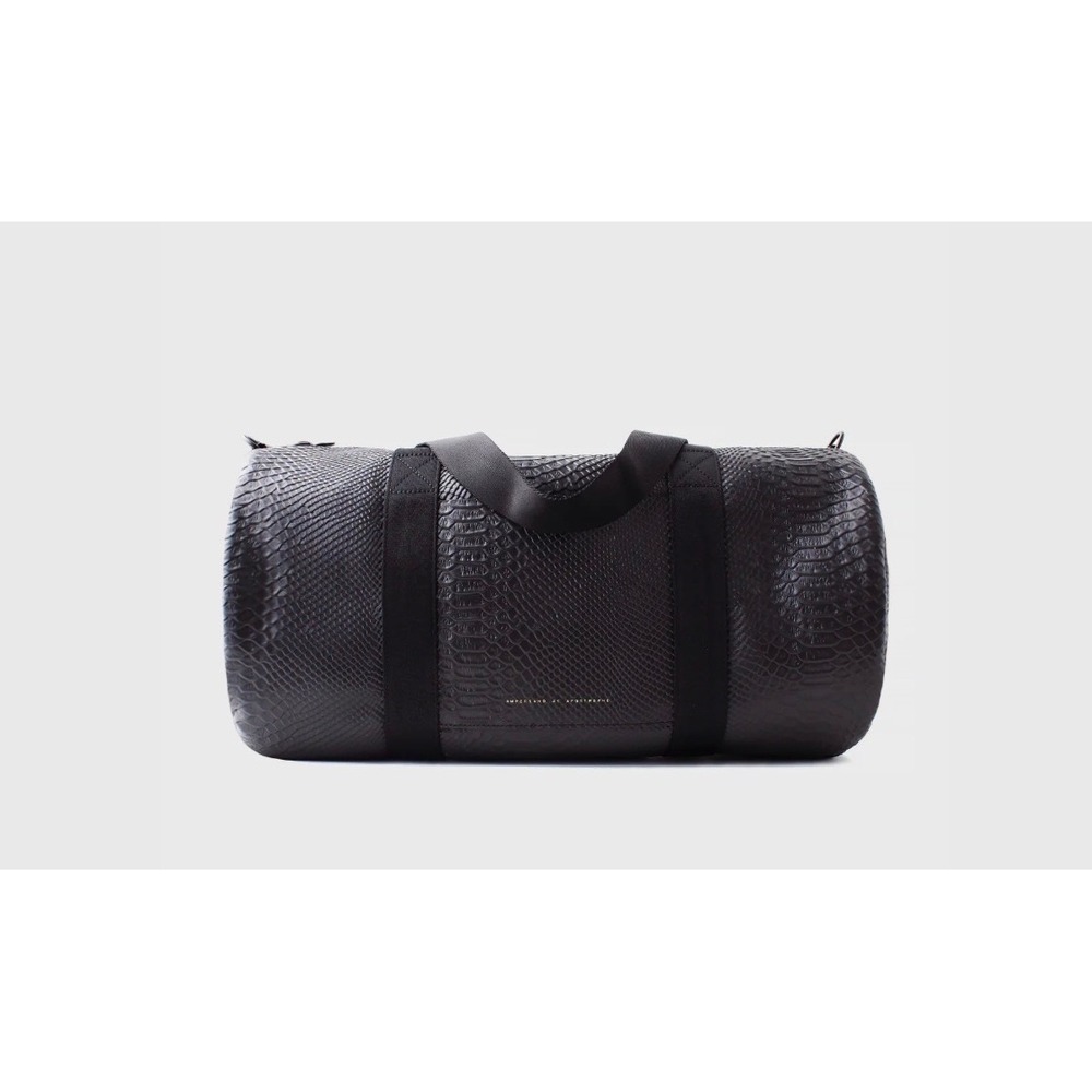 Ampersand As Apostrophe Leather OG Duffle Bag – Black‎ Python (NWT)